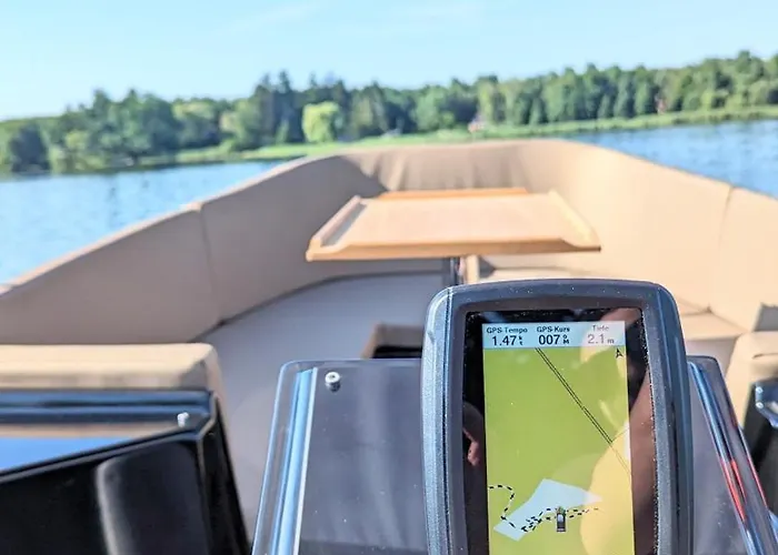Waterview - Schwimmendes Auf Dem Wasser Mit Blick Zur Havel, Inkl Motorboot Zur Nutzung Båthotell *