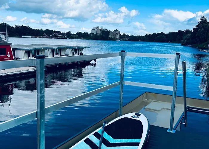 بوتيل Waterview - Schwimmendes Auf Dem Wasser Mit Blick Zur Havel, Inkl Motorboot Zur Nutzung *